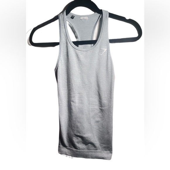 Gymshark vital seamless aqua racerback lightweight yoga athletic stretch tank XS - Picture 2 of 3